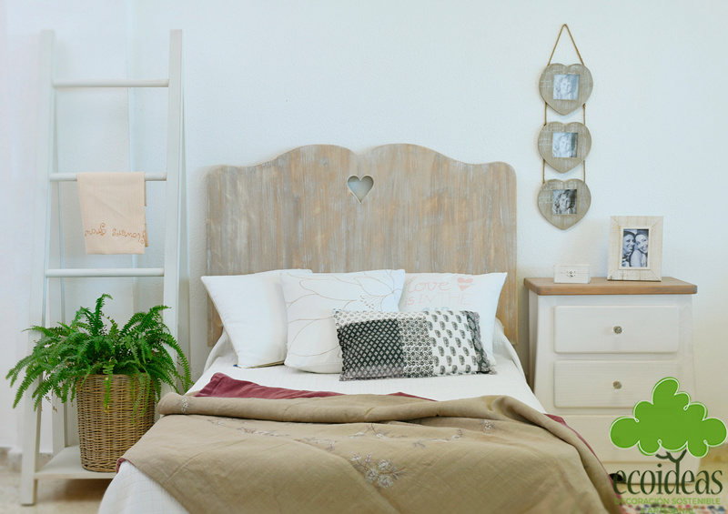 Cabecero de madera dormitorio - Muebles rústicos a medida